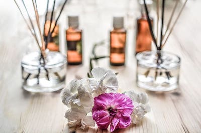 Essential oils used in aromatherapy